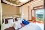 Double bedded room with balcony